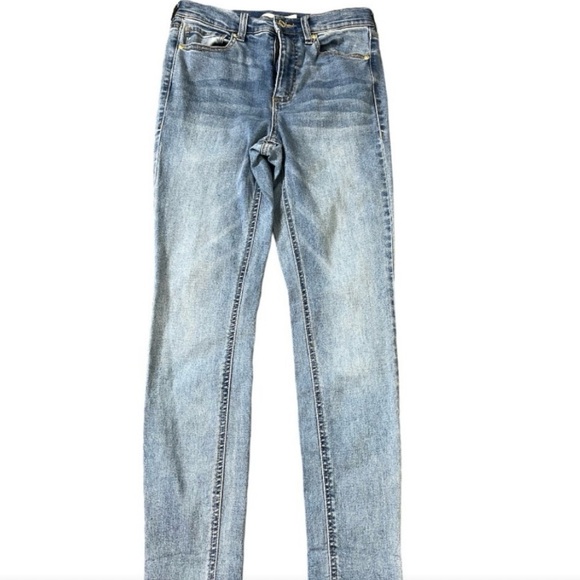 DYNAMITE DYNDNM Kate Jeans Indigo Blue Light Wash Size 28 - Picture 3 of 8